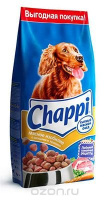 Chappi Сухой корм для взрослых собак, Мясное изобилие